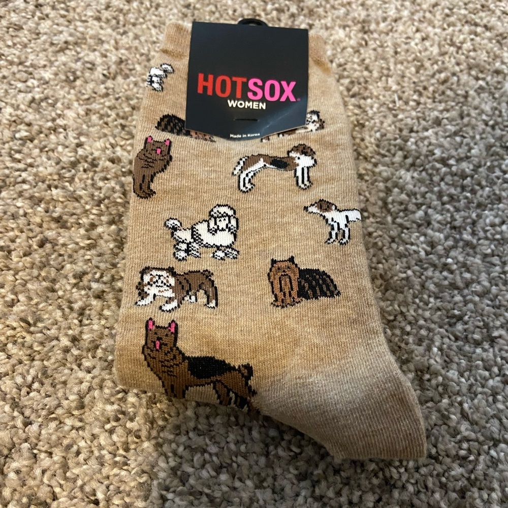 Brand New Hot Socks Dog Print